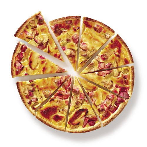Tarte pomme rhubarbe pur