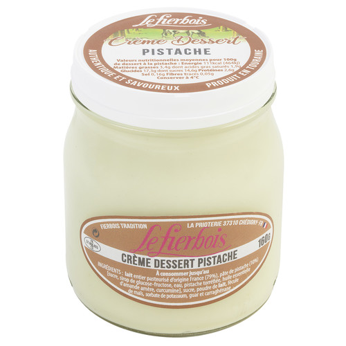 Crème dessert pistache