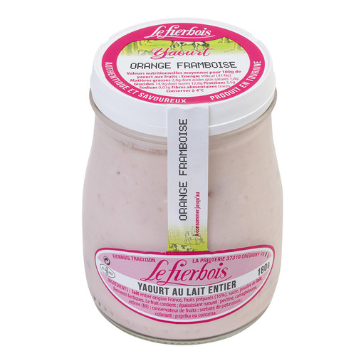 Yaourt lait entier orange