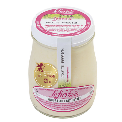 Yaourt lait entier pasteurisé