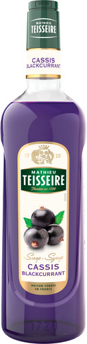 Sirop cassis mathieu teisseire