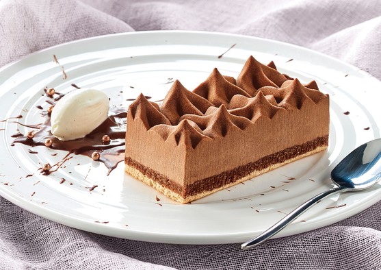 Entremets tout chocolat en