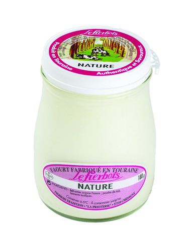 Yaourt nature au lait entier
