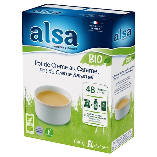 Préparation pour pot de crème