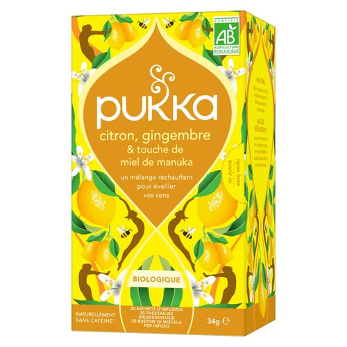 Infusion citron gingembre miel