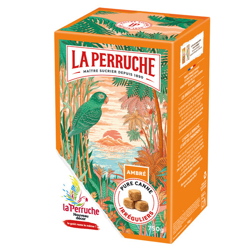 Sucre en morceaux ambre