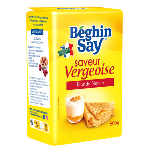 Sucre vergeoise blonde