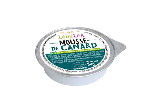 Mousse canard portion de 30g