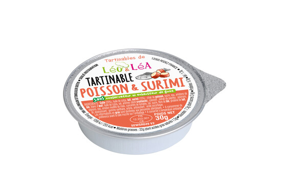 tartinable poisson et surimi
