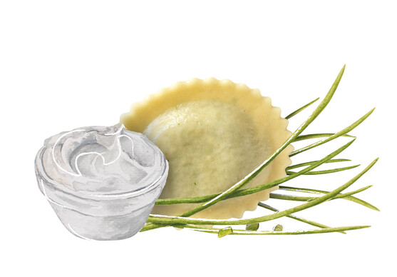 Tortelli fromage frais