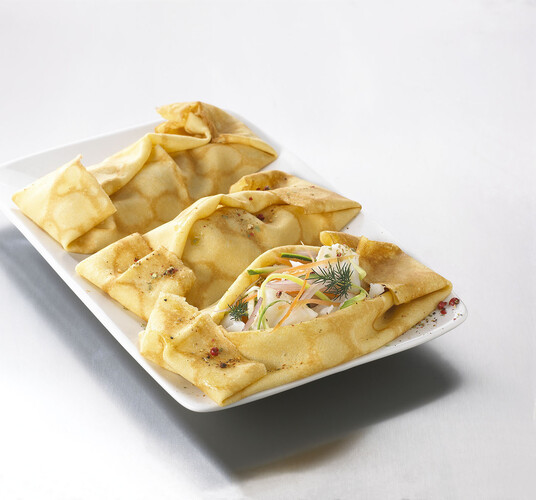 Crêpes gourmandes non sucrées