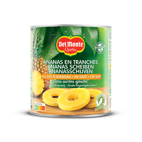 Ananas en tranches au jus