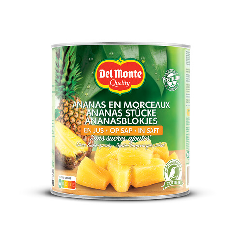 Ananas en morceaux au jus