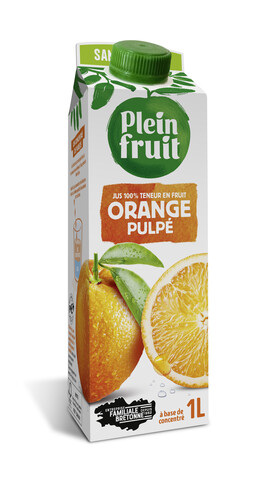 Jus d'orange abc avec pulpe