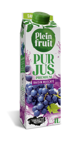 Jus de raisin pur premium