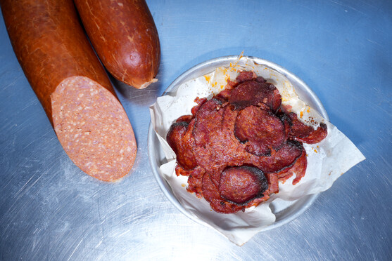 Pepperoni cuit