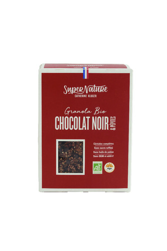 Granola chocolat noir et