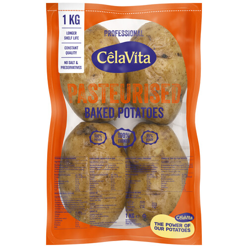Baking potatoes pasteurisées
