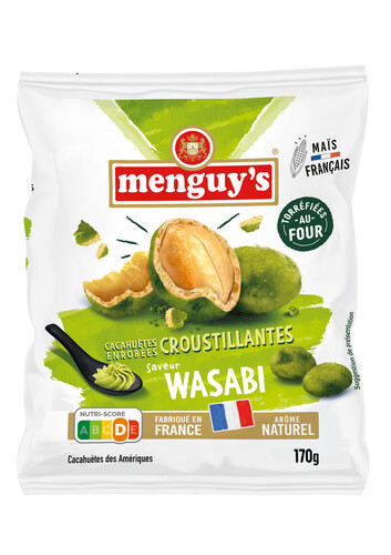 Cacahuètes enrobées wasabi