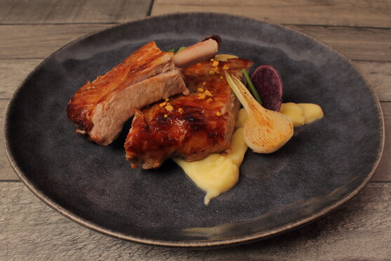Travers de porc cuit a rôtir