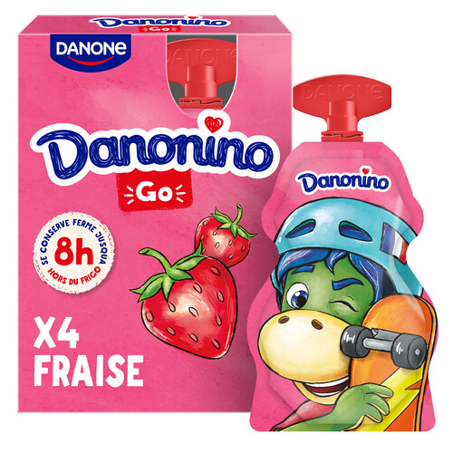 Yaourt à boire fraise danonino
