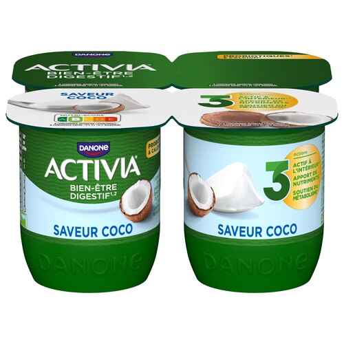 Yaourt aromatisé au coco au