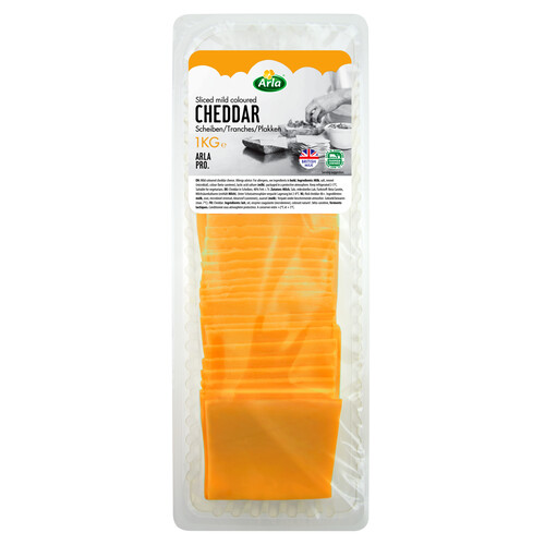 Cheddar rouge tranche carrée