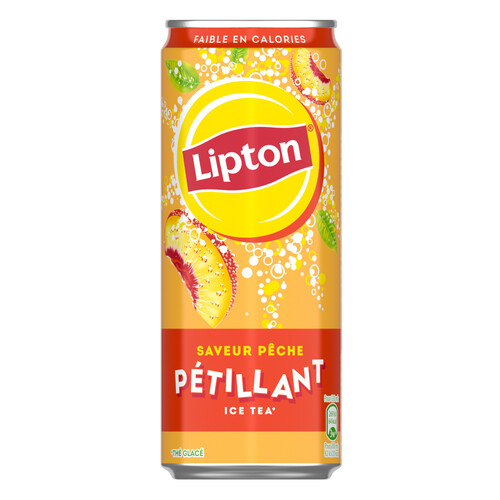 Lipton pétillant pêche