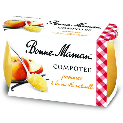 Compotée de pomme à la vanille