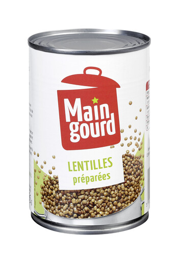 Lentilles préparées