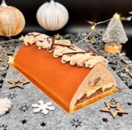 Bûche marron glacé 6 - 8 parts
