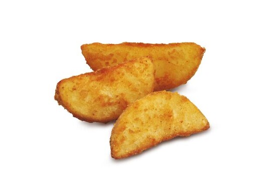 Wedges avec peau aromatisé