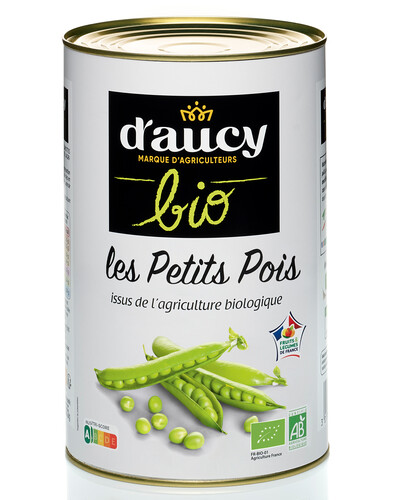 Petits pois très fins bio
