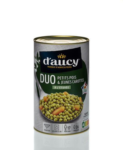 Petits pois extra fins et