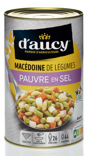 Macedoine legumes sans sel