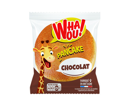 Pancake fourré au chocolat