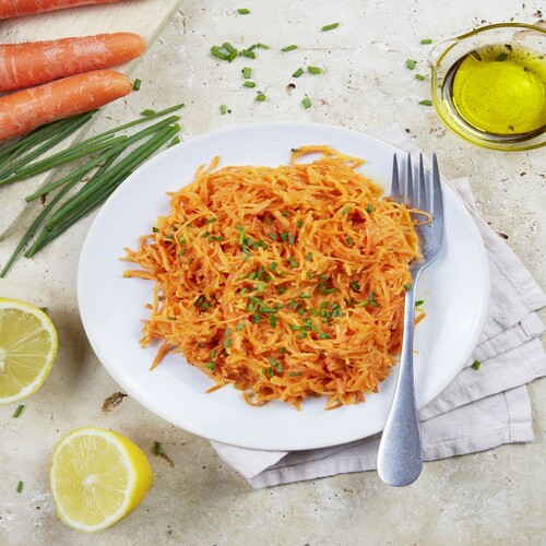 Carotte râpée assaisonée