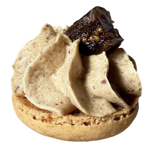 Canapés macaron foie gras