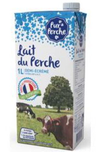 Lait 1/2 écrémé uht