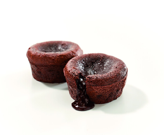 Coeur coulant chocolat cuit