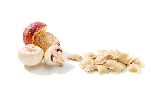 Raviole forestière aux cèpes