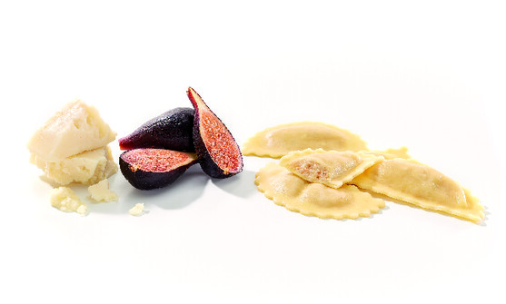 Agnolotti figues pecorino