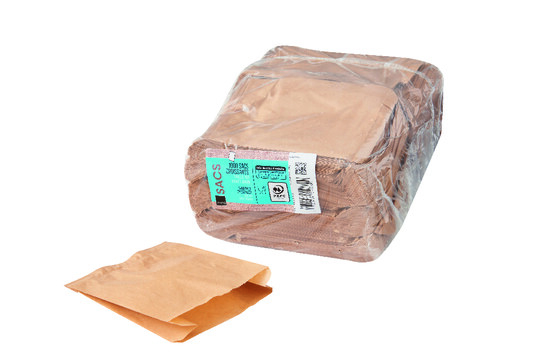 Sac croissant kraft 101