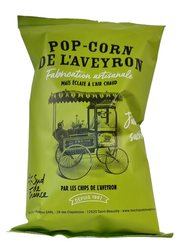 Pop corn aveyron juste sucre