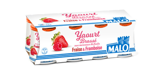 Yaourt brassé aux morceaux de