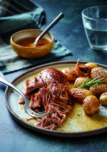 Epaule d'agneau roties et