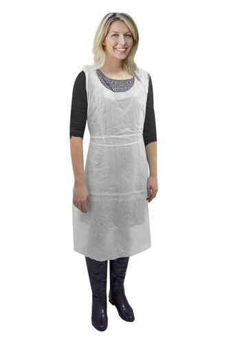 Tablier blanc jetable