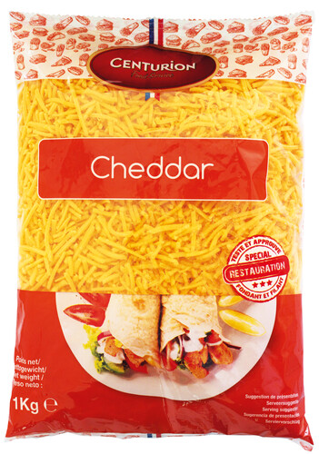 Cheddar rouge rapé gros brins