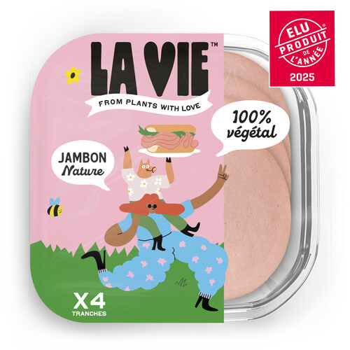Jambon végétal tranché