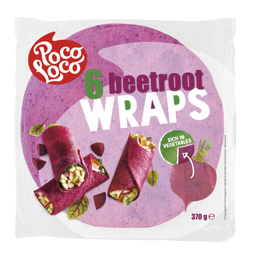 Tortilla de blé à la betterave